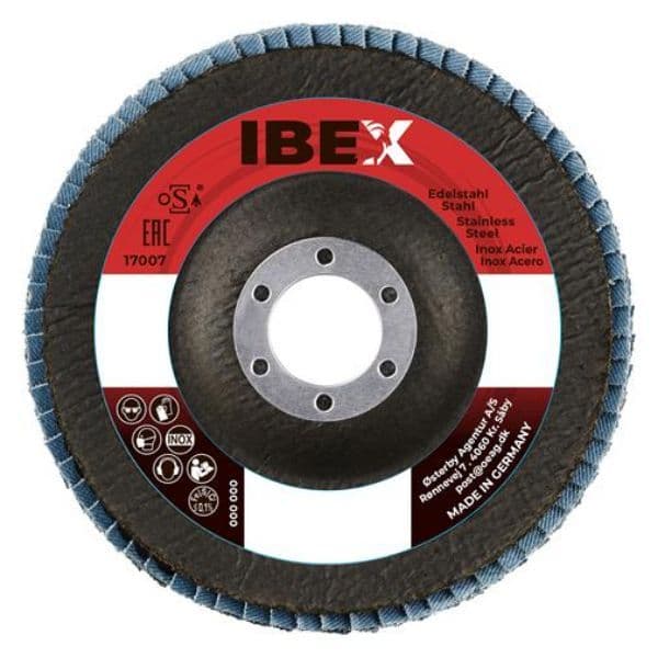 IBEX 27LSZ Lamellslipskiva - 125 mm - K60