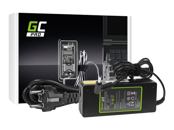 Green Cell PRO - Strömadapter - AC - 90 Watt - svart