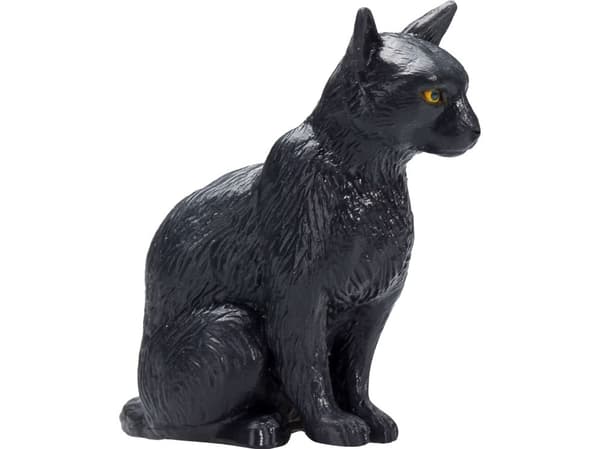 Mojo katt, sittande/svart