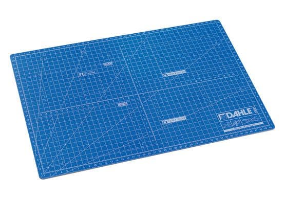 Skæremåtte DIN A3 Dahle 450x300 mm, blå