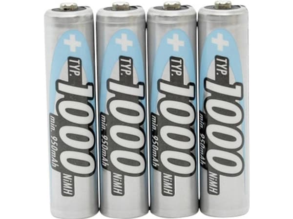 ANSMANN Energy Micro - Batteri 4 x AAA - NiMH - (ladbare) - 1000 mAh