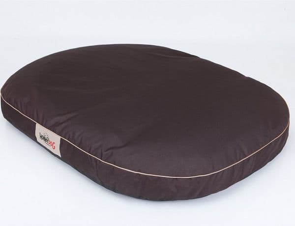 HOBBYDOG Mattress Oval - Dark brown L.