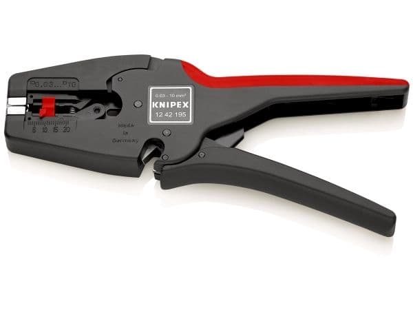 Knipex MultiStrip 10, Skyddsisolering, Svart, Röd