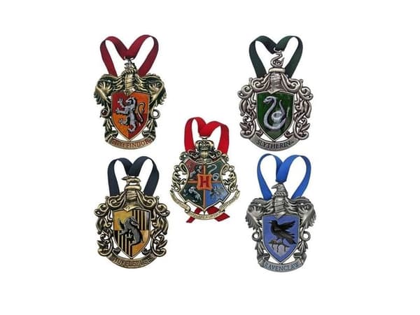 Hogwarts julgransornament 5 st