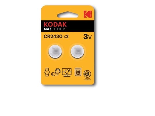 Kodak MAX - Paristo 2 x CR2430 - Li