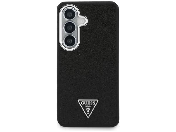 Guess Fixed Glitter Triangle MagSafe-deksel for Samsung Galaxy S26+ - svart