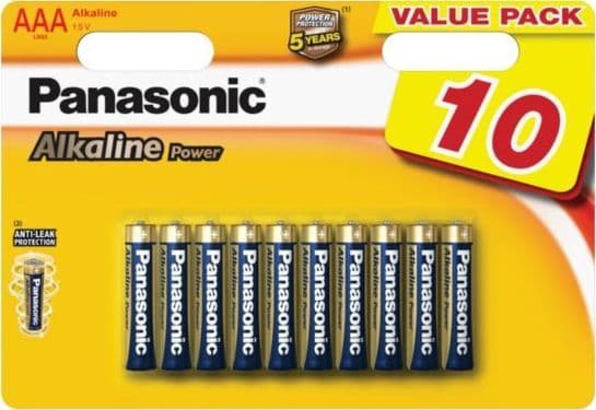 Panasonic Power-batteri AAA / R03, 10 st.