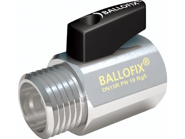 Ballofix 1/2" muffe/nippel rødgods