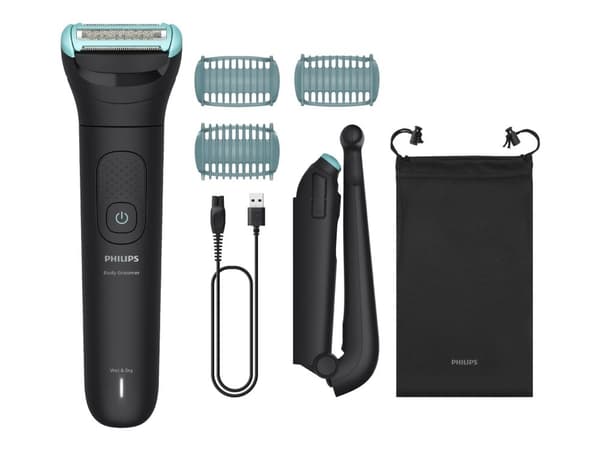 Philips 5000 Series BG5480 - Trimmer - sladdlös - nattsvart