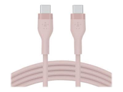 Belkin BOOST?CHARGE Flex, 2 m, USB C, USB C, USB 2.0, Vaaleanpunainen