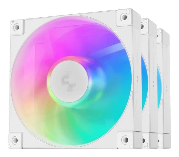 FLÄKT 120X120 DEEPCOOL FD12 ARGB PACK 3 VIT