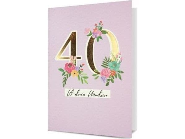 Kort B6 Bursdag 40