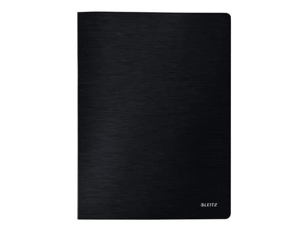 Displaybog Leitz Style PP 20 lommer sort - (10 stk.)