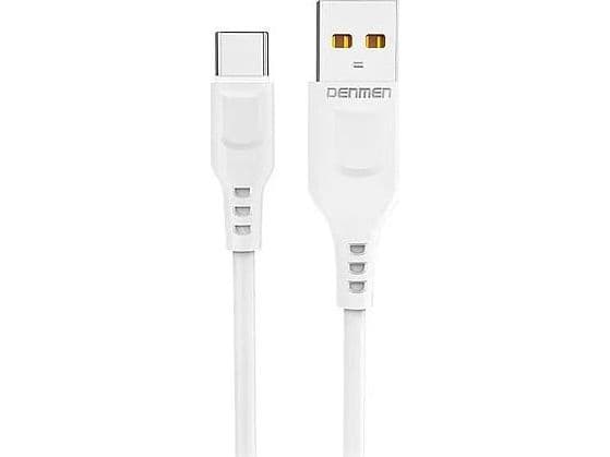 Denmen USB-A til USB-C-kabel 1 m hvit (29346)