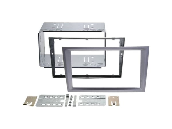 2-DIN kit div. Opel charcoal metal
