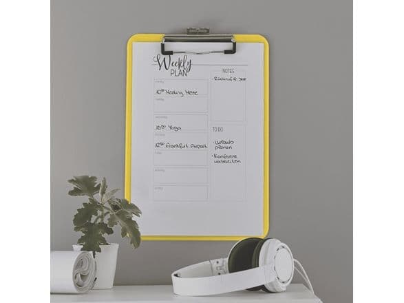 Leitz WOW - Urklipp - för A4 (210 x 297 mm) - gul