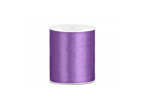 Lavendel satinband, 100 mm