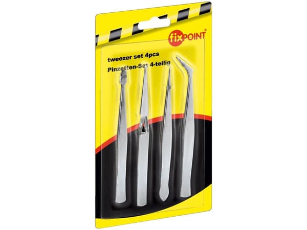 Fixpoint 77101, Rostfritt stål, Silver, 4 styck, Blåsa