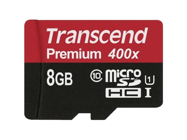 Transcend microSDHC Class 10 UHS-I (Premium) - Flashminnekort - 8 GB - UHS Class 1 / Class10 - microSDHC UHS-I