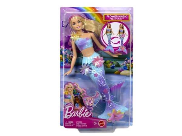Barbie Blooming Magic White Mermaid-docka