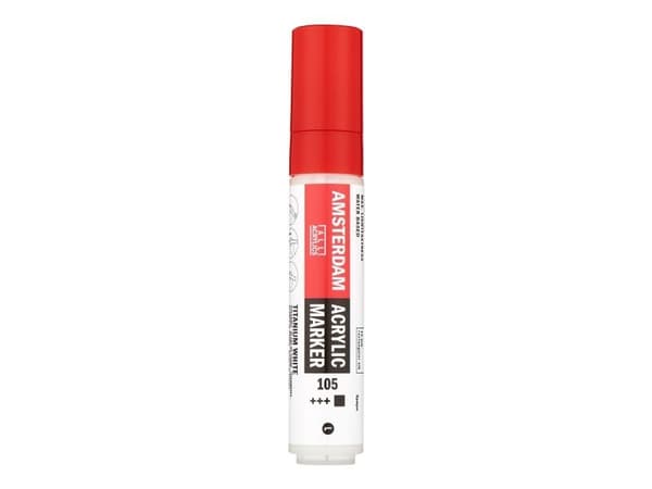 Schjerning Amsterdam Acrylic Marker 15 mm Titanium White 105