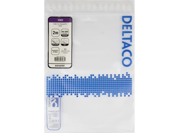 Deltaco USBC-DP200A, Kiina, 1 kpl