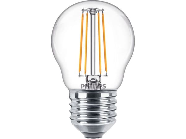 Philips Mignon og Lustre, 4,3 W, 40 W, E27, A++, 470 lm, 15000 timer