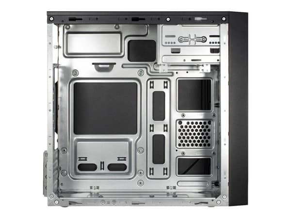 Inter-Tech IT-6505 Retro, Micro Tower, PC, Musta, mikro ATX, 14 cm, 29 cm
