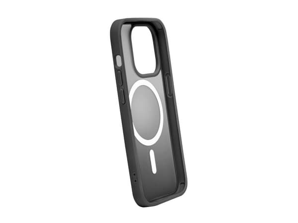 Puro Gradient MagSafe silikonfodral för iPhone 15 Pro Max - svart