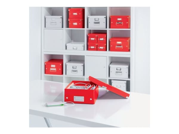 Organisaatiolaatikko Leitz Click & Store WOW Medium Red