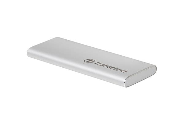Transcend ESD260C - SSD - 250 GB - extern (bärbar) - USB 3.1 Gen 2 - silver
