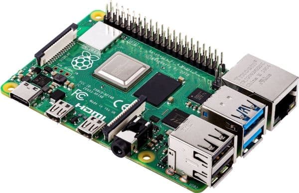 Raspberry Pi 4 Model B - Enkeltbrettsdatamaskin - Broadcom BCM2711 / 1.5 GHz - RAM 4 GB - 802.11a/b/g/n/ac, Bluetooth 5.0