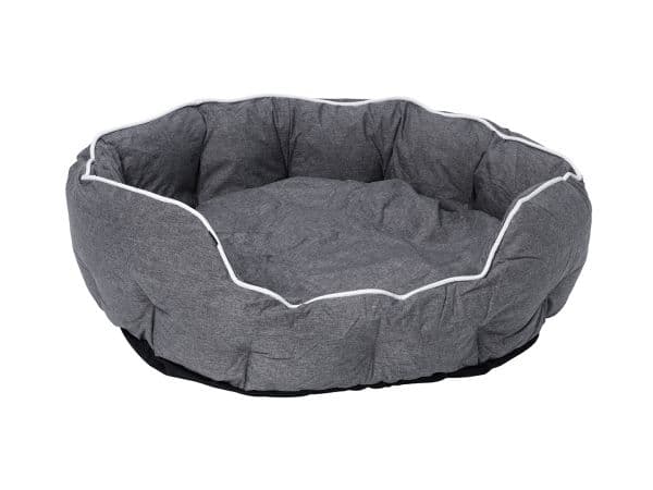 Dogman Buddy Hundbädd Oval Grå M 60cm