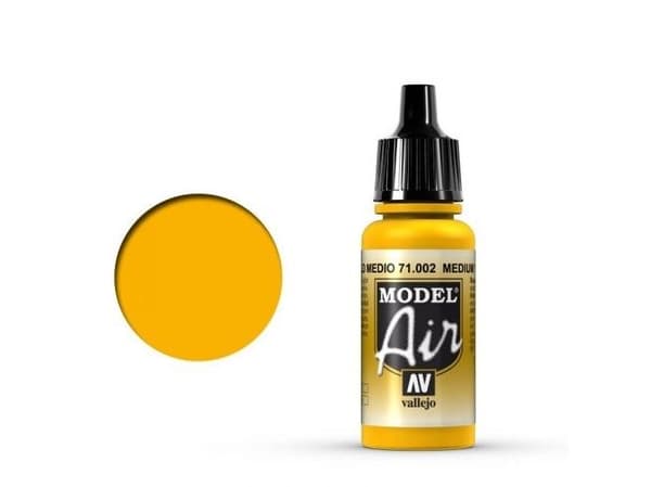 Vallejo 71.002, 17 ml, Gult, Matte, Flaske