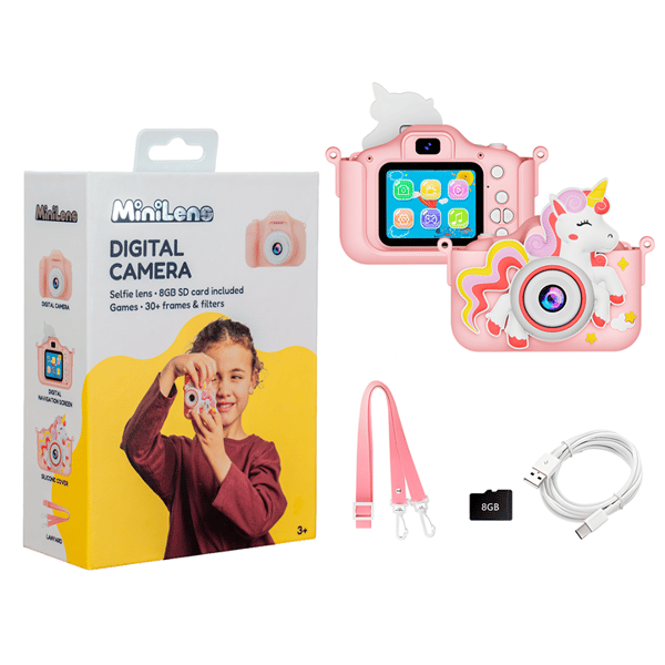 MiniLens Digital Camera Pink