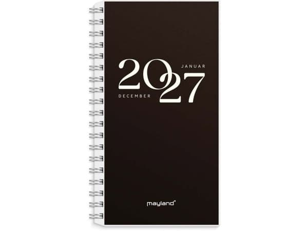 Veckoplanering i högformat med 4 illustrationer 2027
