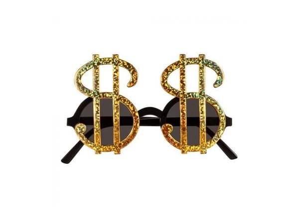 Dollartegn brille