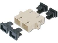 DIGITUS - Verkkoliitin - SC multimode (naaras) - SC multimode (naaras) - valokuitu - harmaa