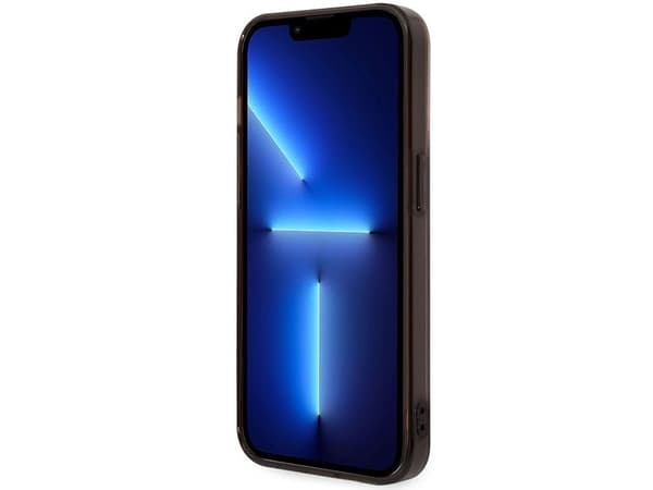 BMW Half Tricolor-deksel til iPhone 14 Pro Max 6,7" - Svart