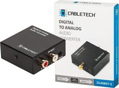 Cabletech omformer fra optisk digitalt lydsignal til analog