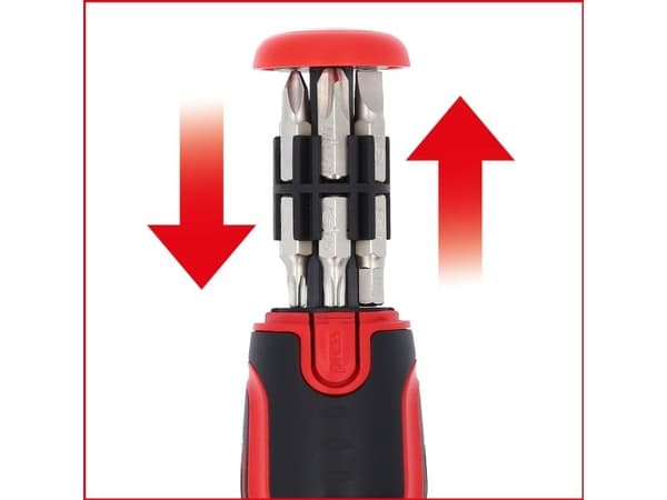 Skrutrekker med bits KS TOOLS 1/4'
