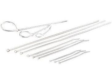 VALUE Cable Tie, 4.8 mm, 44 cm, Valkoinen