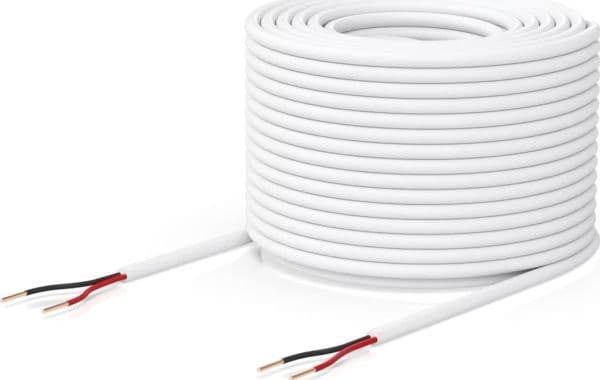Ubiquiti - Samlet kabel - 36 V - 2 A - 152.4 m - plenum, solide ledere - hvit