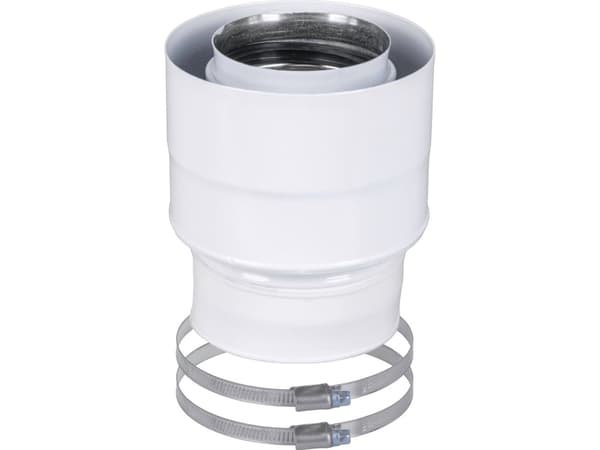 SpiroFlex 60/100-80/125 adapter AR vit ACV ILEA