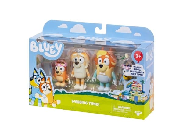 BLUEY Figure 4pk Special Set-Wedding