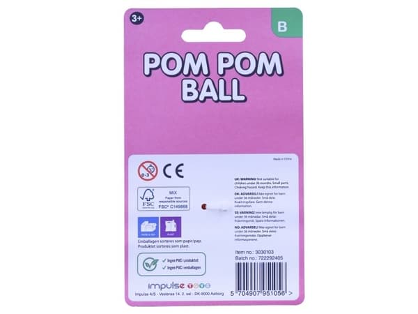 Impulse Toys Pom Pom-ball 7 cm
