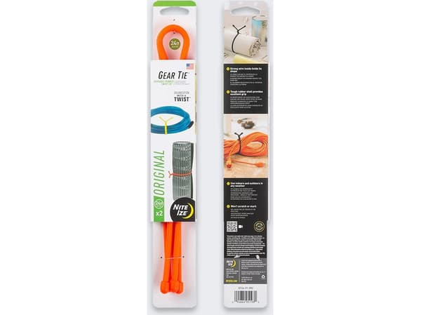 NiteIze Opaska Nite Ize Gear Tie Original 24 2Pack Orange
