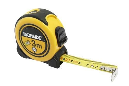 Båndmål EC2 16mm  3m plast m/gummi