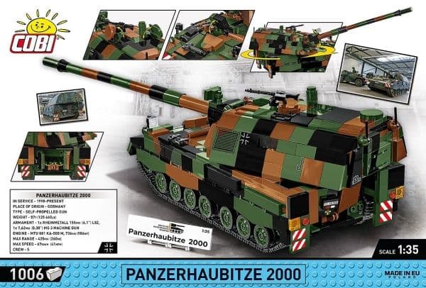 COBI Panzerhaubitze 2000, Byggsats, 9 År, 1006 styck