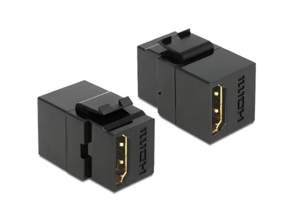 Delock - Trapetsjack - HDMI - svart